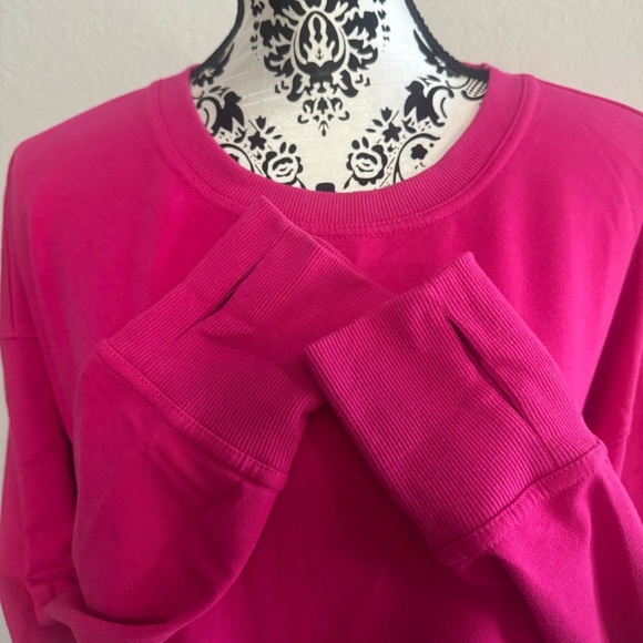 Ideology Women’s Activewear Sweatshirt Size L Fuchsia - Picture 3 of 7